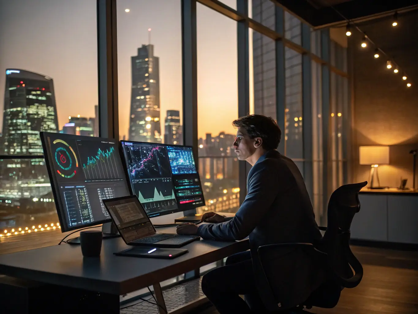 A visual representation of NetSuite's analytics dashboard, featuring charts and graphs illustrating key performance indicators (KPIs) and business intelligence insights.